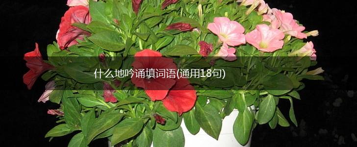 什么地吟诵填词语(通用18句),第1张