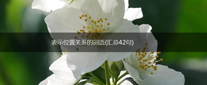 表示位置关系的词语(汇总42句),第1张