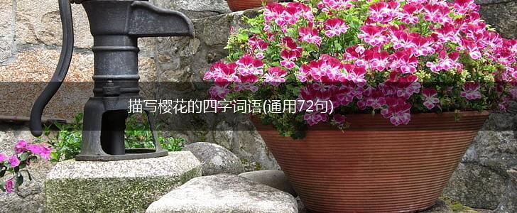 描写樱花的四字词语(通用72句),第1张