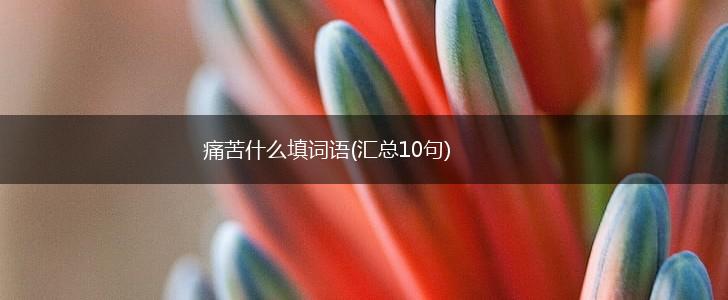 痛苦什么填词语(汇总10句),第1张