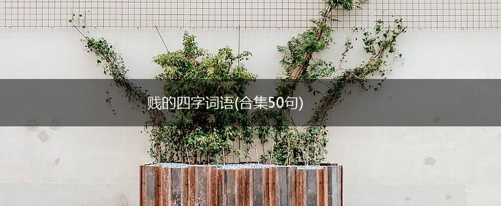 贱的四字词语(合集50句),第1张