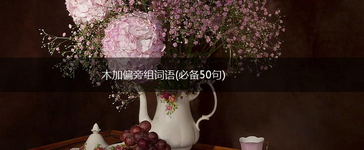 木加偏旁组词语(必备50句),第1张
