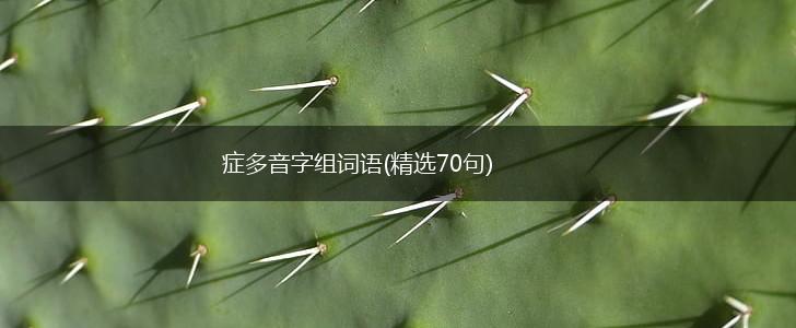 症多音字组词语(精选70句),第1张