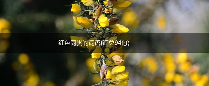 红色同类的词语(汇总94句),第1张