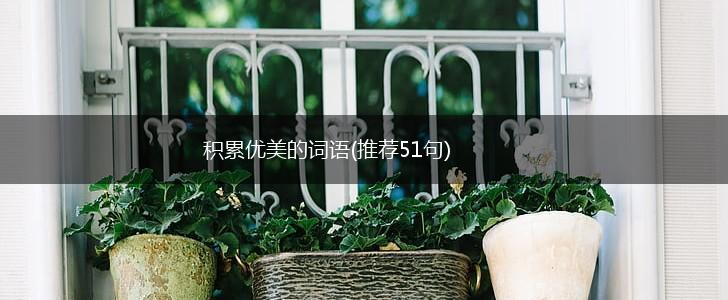 积累优美的词语(推荐51句),第1张