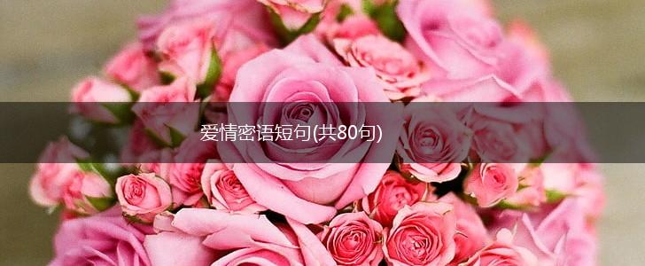 爱情密语短句(共80句),第1张 爱情密语短句(共80句),第1张