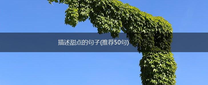 描述甜点的句子(推荐50句),第1张