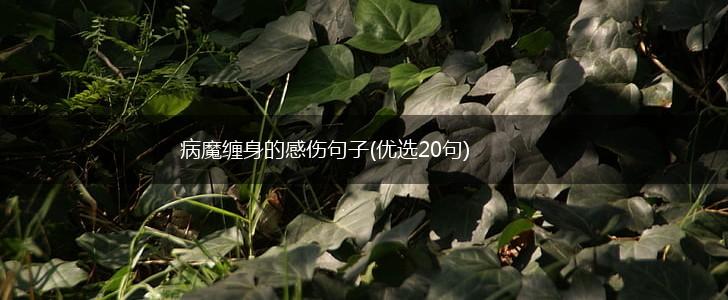 病魔缠身的感伤句子(优选20句),第1张