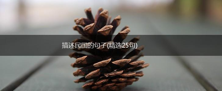 描述民国的句子(精选25句),第1张 描述民国的句子(精选25句),第1张