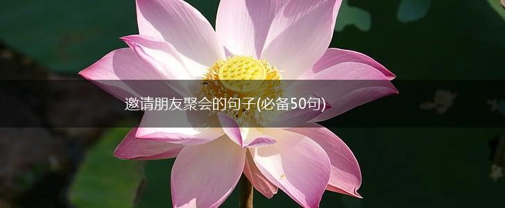 邀请朋友聚会的句子(必备50句),第1张
