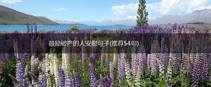 鼓励破产的人安慰句子(推荐54句),第1张