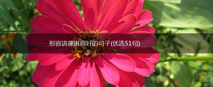 形容讲课讲得好的句子(优选51句),第1张