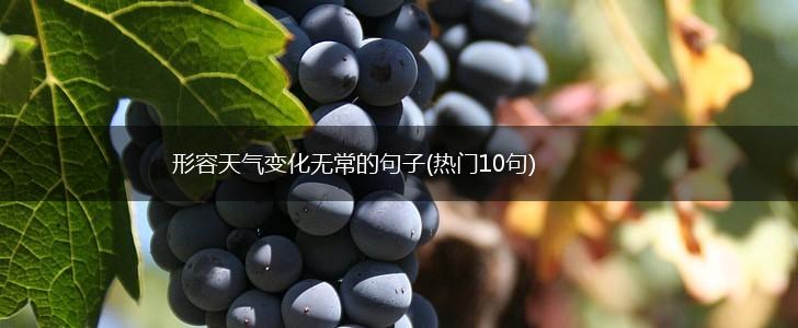 形容天气变化无常的句子(热门10句),第1张