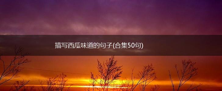 描写西瓜味道的句子(合集50句),第1张