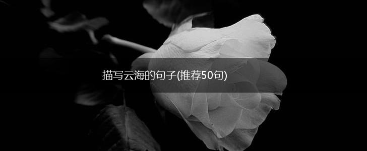 描写云海的句子(推荐50句),第1张