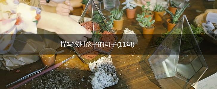 描写农村孩子的句子(11句),第1张