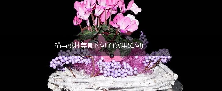 描写桃林美景的句子(实用51句),第1张