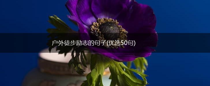 户外徒步励志的句子(优选50句),第1张