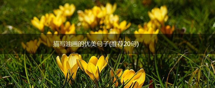 描写油画的优美句子(推荐20句),第1张