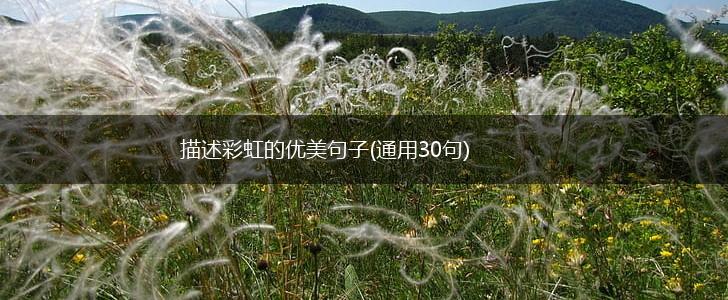 描述彩虹的优美句子(通用30句),第1张