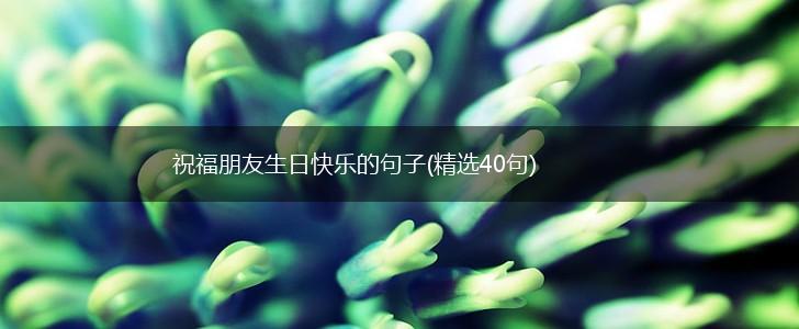 祝福朋友生日快乐的句子(精选40句),第1张