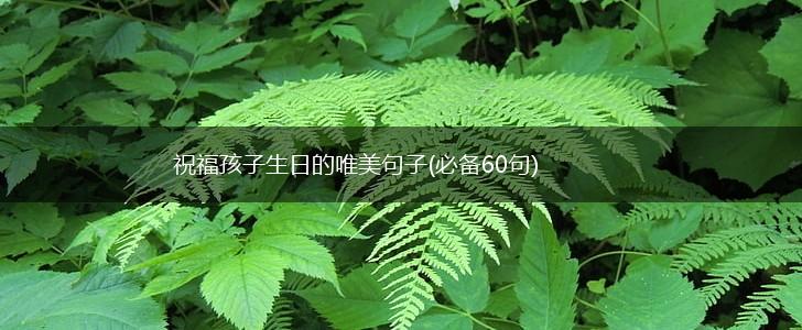 祝福孩子生日的唯美句子(必备60句),第1张