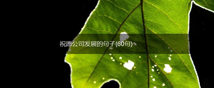 祝愿公司发展的句子(60句),第1张