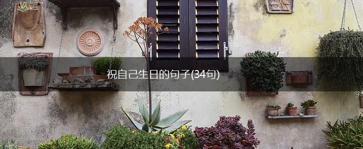 祝自己生日的句子(34句),第1张