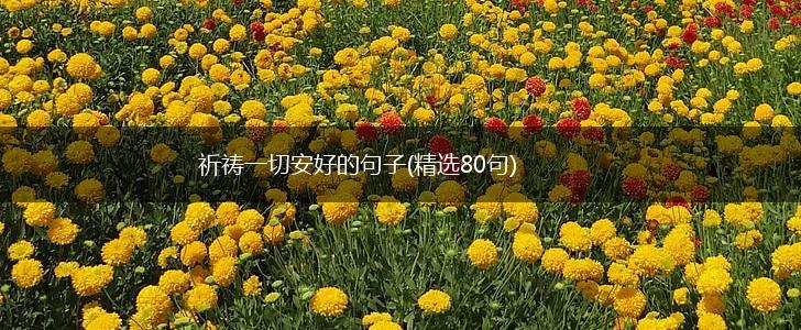 祈祷一切安好的句子(精选80句),第1张