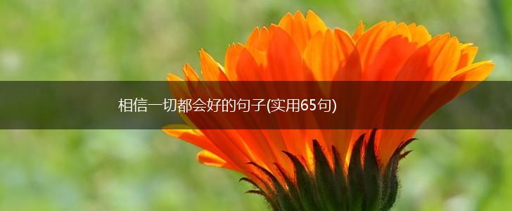 相信一切都会好的句子(实用65句),第1张