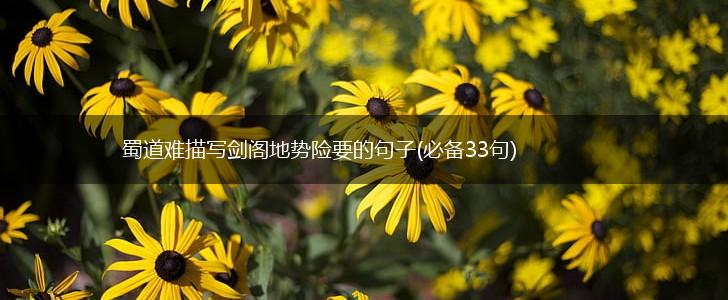 蜀道难描写剑阁地势险要的句子(必备33句),第1张
