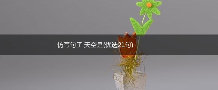 仿写句子 天空是(优选21句),第1张