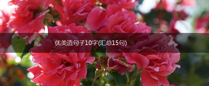优美造句子10字(汇总15句),第1张